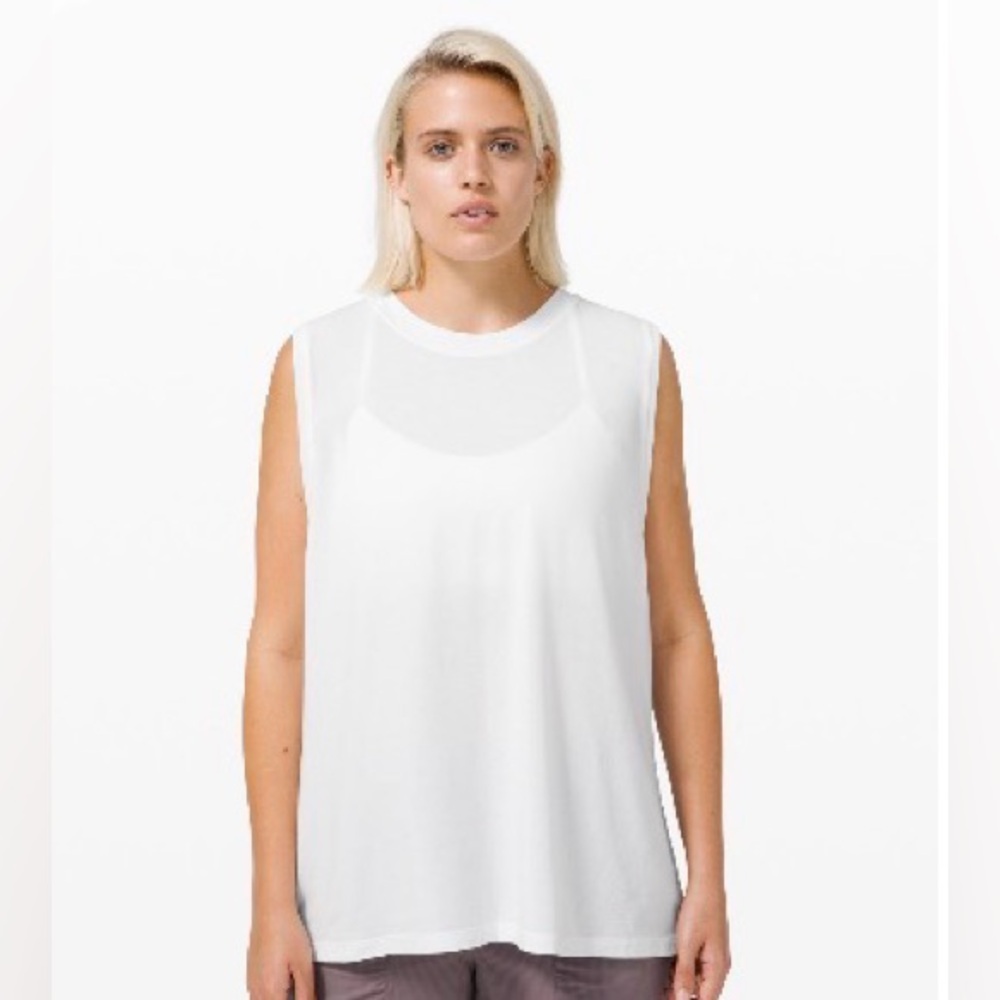 Lululemon Sleeveless White Top